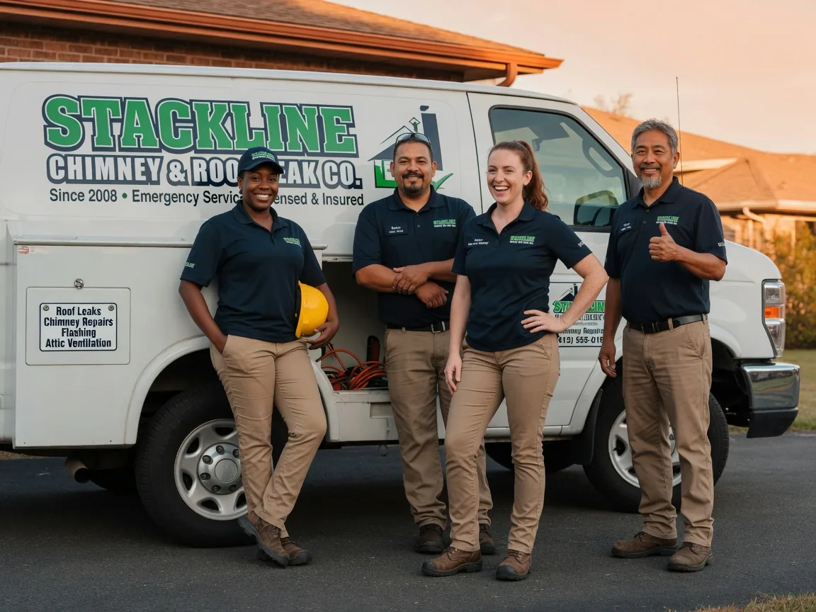 Chimney flashing repair company in Rockwood, ME